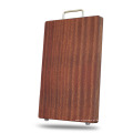 Placa de corte de cozinha Ebony Solid Wooden Board Board